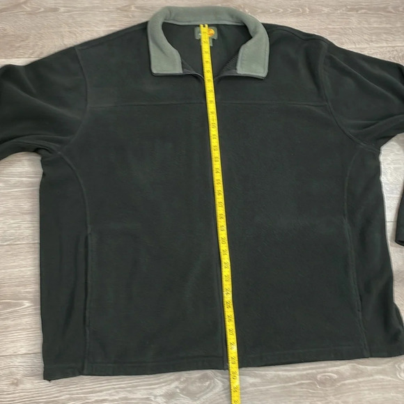 Bass Pro Shops Full Zip Fleece Jacket Black 2XL - Picture 8 of 16